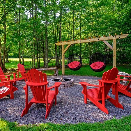 Mountain Blue Vista - Luxury Retreat Near Ski Resorts With Pond, Firepit And Hot Tub Windham Εξωτερικό φωτογραφία