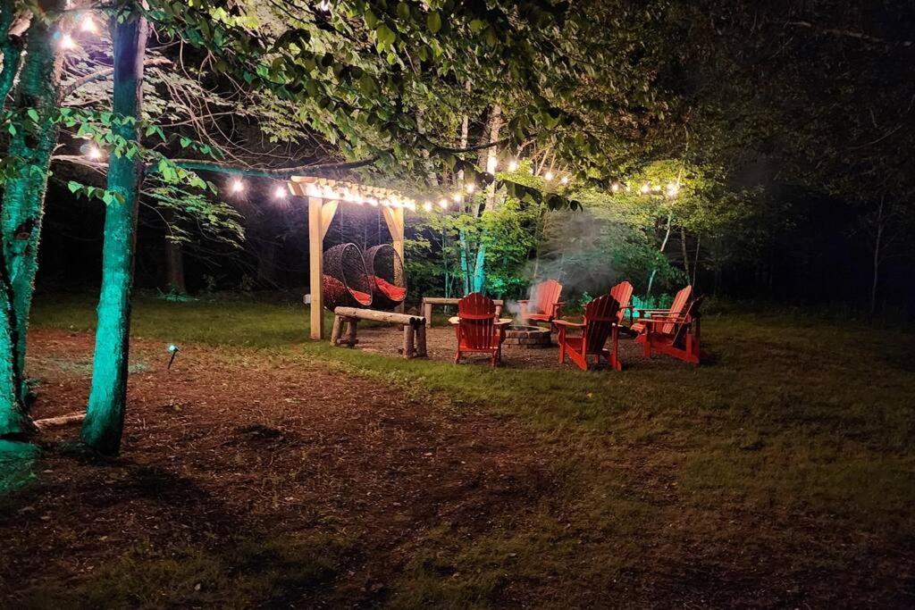 Mountain Blue Vista - Luxury Retreat Near Ski Resorts With Pond, Firepit And Hot Tub Windham Εξωτερικό φωτογραφία