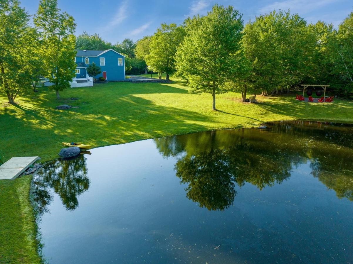 Mountain Blue Vista - Luxury Retreat Near Ski Resorts With Pond, Firepit And Hot Tub Windham Εξωτερικό φωτογραφία