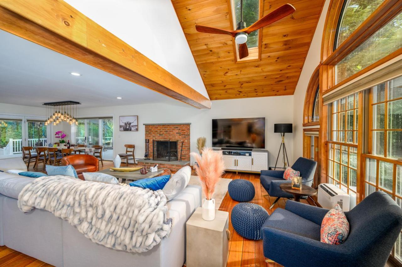 Mountain Blue Vista - Luxury Retreat Near Ski Resorts With Pond, Firepit And Hot Tub Windham Εξωτερικό φωτογραφία