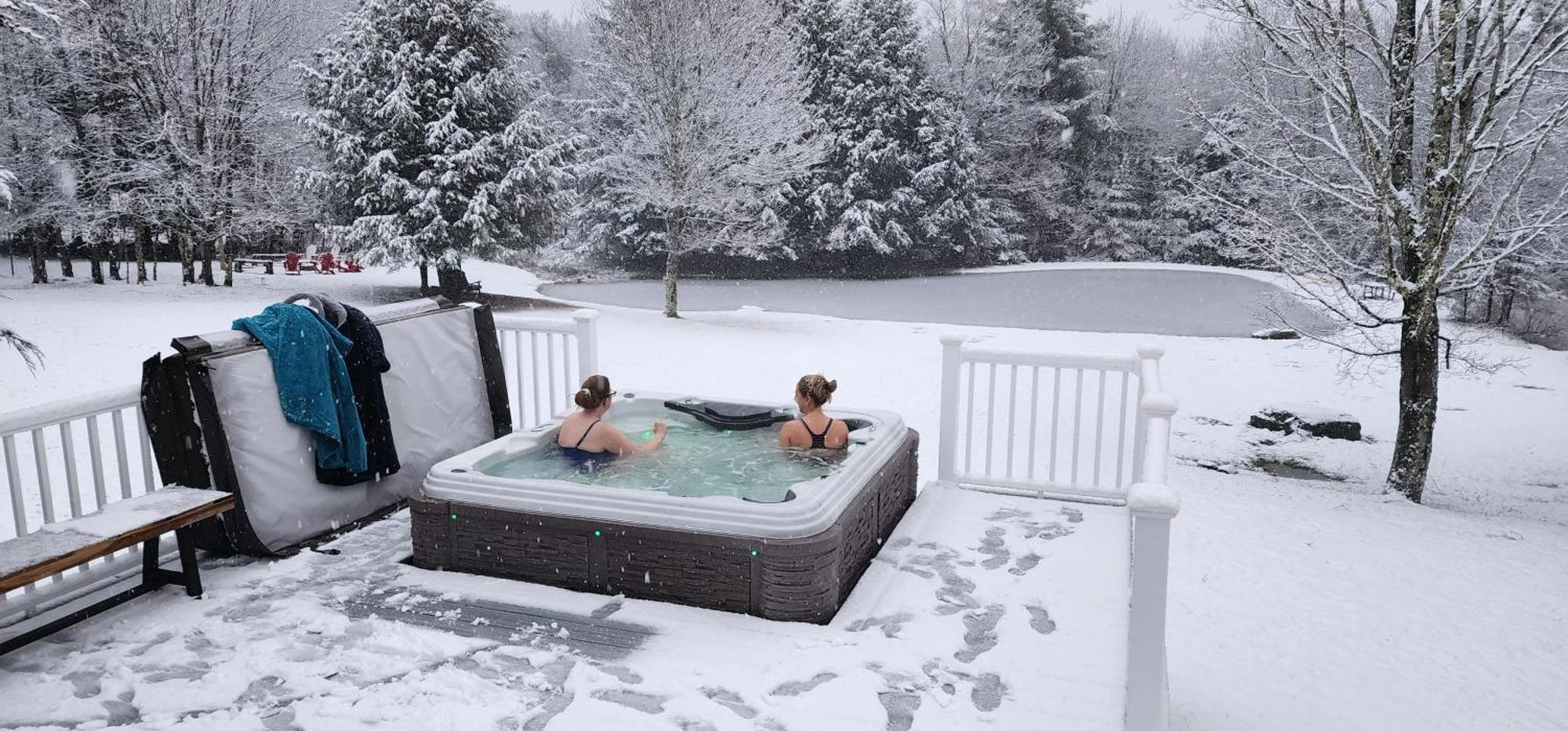 Mountain Blue Vista - Luxury Retreat Near Ski Resorts With Pond, Firepit And Hot Tub Windham Εξωτερικό φωτογραφία