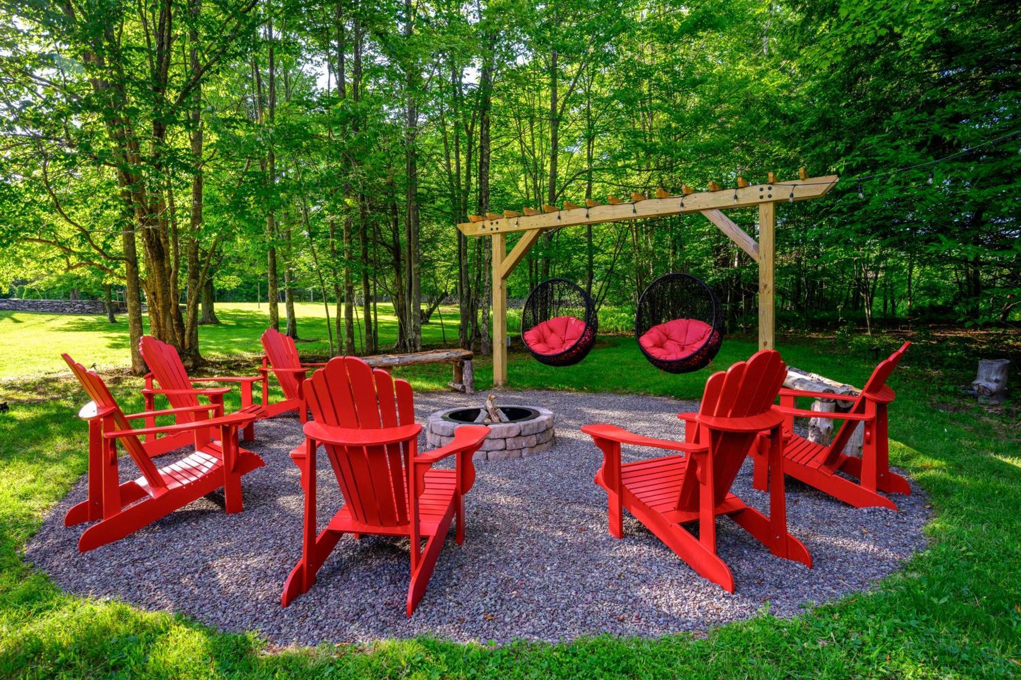 Mountain Blue Vista - Luxury Retreat Near Ski Resorts With Pond, Firepit And Hot Tub Windham Εξωτερικό φωτογραφία